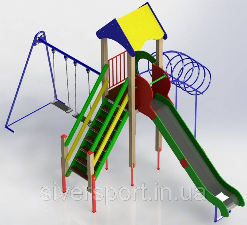 Ігровий комплекс "Кузя" ("Лунтік") SiverSport KID804.1, фото 1