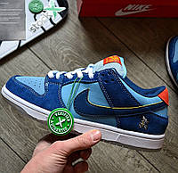 Чоловічі кросівки Nike Dunk Low SB Why So Sad весна осінь демісезонні сині. Найк данк