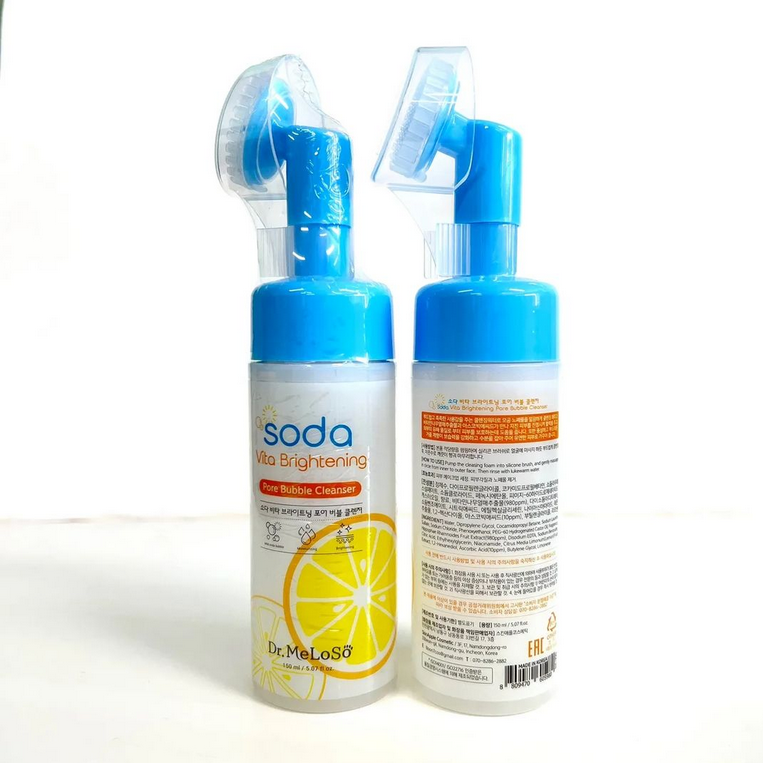 Dr.Meloso Soda Vita Brightening Pore Bubble Cleanser Вітамінна пінка 150ml