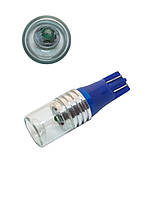 Светодиодная лампа T15 W16W 1SMD CREE 12-24V Синий свет