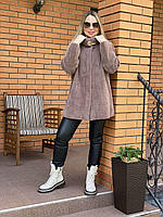 Альпака женский кардиган пальто пончо из натуральной шерсти Размер 48-56
