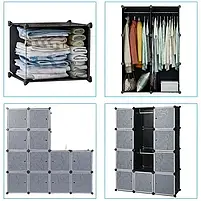 Збірна пластикова шафа гардероб  Storage Cube Cabinet   110x37x146 см, фото 8