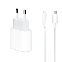 Комплект быстрой зарядки для iPhone iPad 20W USB-C Power Adapter с кабелем USB-C to Lightning