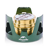 Горелка спиртовая NH Alcohol Burner steel Naturehike 6927595725696 зеленая, World-of-Toys