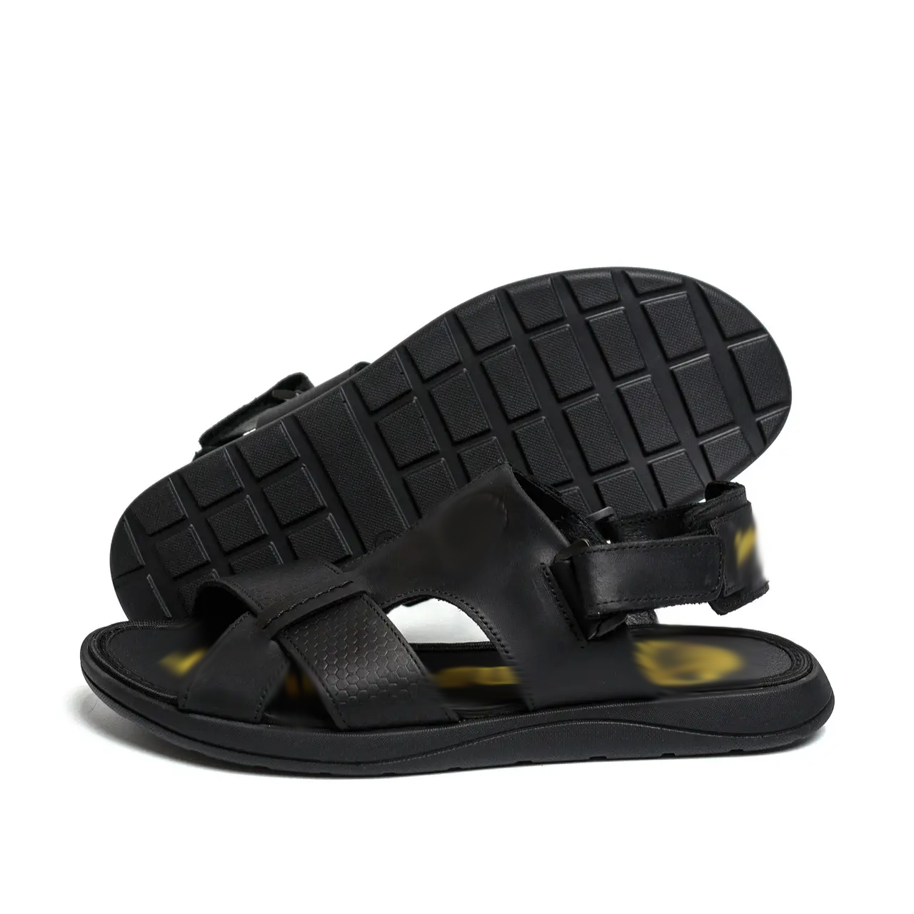 Чоловічі шкіряні сандалі  Black