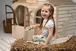ЕКО НОВИНКА Дитячий ігровий будиночок зі шторками на основі пшеничної соломи ТМ Doloni (середній), фото 2