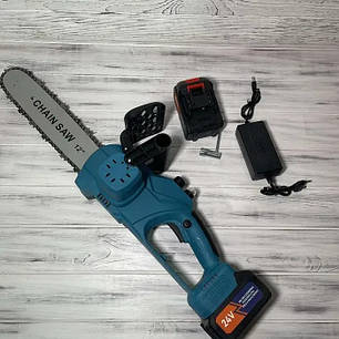 Акумуляторна ланцюгова електропилка Domotec Chain Saw 12'' N, фото 3