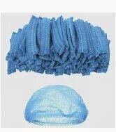 Шапочка одноразова Шарлота блакитна (100шт/упак) 7%