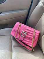 Жіноча сумка Pinko Lady pink Пінко рожева