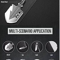 Лопата Штикова саперна Traveler 11в1 + чохол HH-004