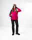 Жіноча гірськолижна куртка WHSRoma малинова, фото 8