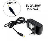 ⚡ Блок живлення 5 Вольт 2 Ампери (Імпульсний, Стабілізований) 4.0 на 1.7 мм (ProWest), фото 2