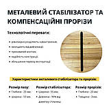 Стільниця зі зрізом кругла з дубу 80 см, фото 8