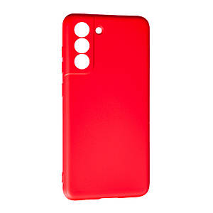 Силіконовий чохол Case SMTT (AA) для Samsung S21 FE Red