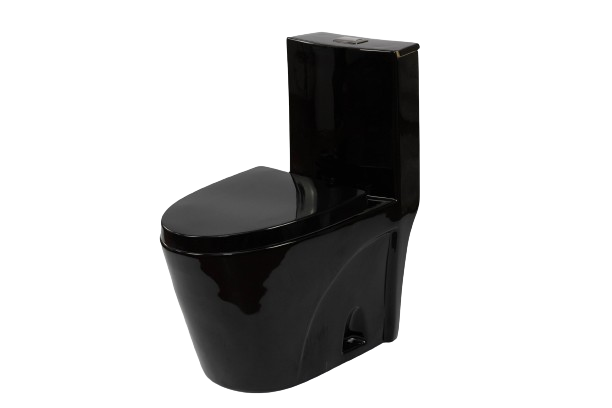 Черный унитаз моноблок INSANA Marvin BG, напольный, глянцевый купить ...