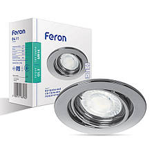 Вбудований світильник Feron DL11 хром