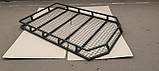 Багажник-кошик із квадрата труби із сіткою 200х120 Кошик-багажник на дах автомобіля Багажні кошики, фото 7
