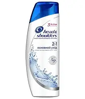 Head & Shoulders, 200 мл, 2 в 1, Шампунь і бальзам-ополіскувач для всіх типів волосся, Основний догляд