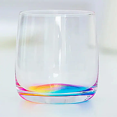 Кольорові склянки для води 375 мл Гарні склянки Модні склянки Оригінальна склянка Склянки для води та соку