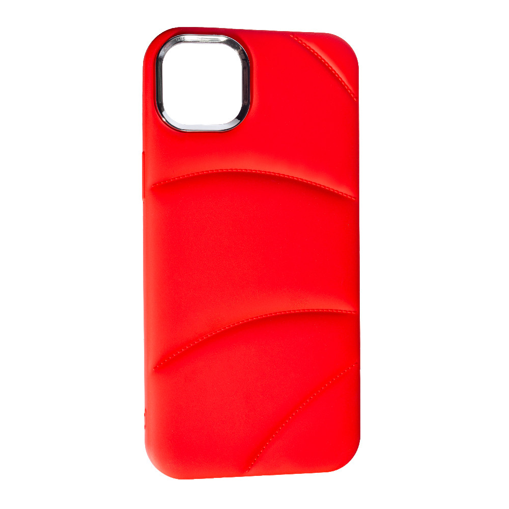 Силіконовий чохол Soft Puffer для Apple iPhone 15 Plus Red
