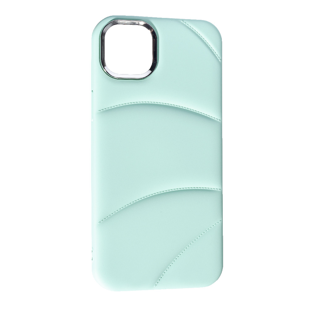 Силіконовий чохол Soft Puffer для Apple iPhone 14 Mint