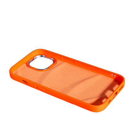 Силіконовий чохол Soft Puffer для Apple iPhone 14 Orange, фото 2