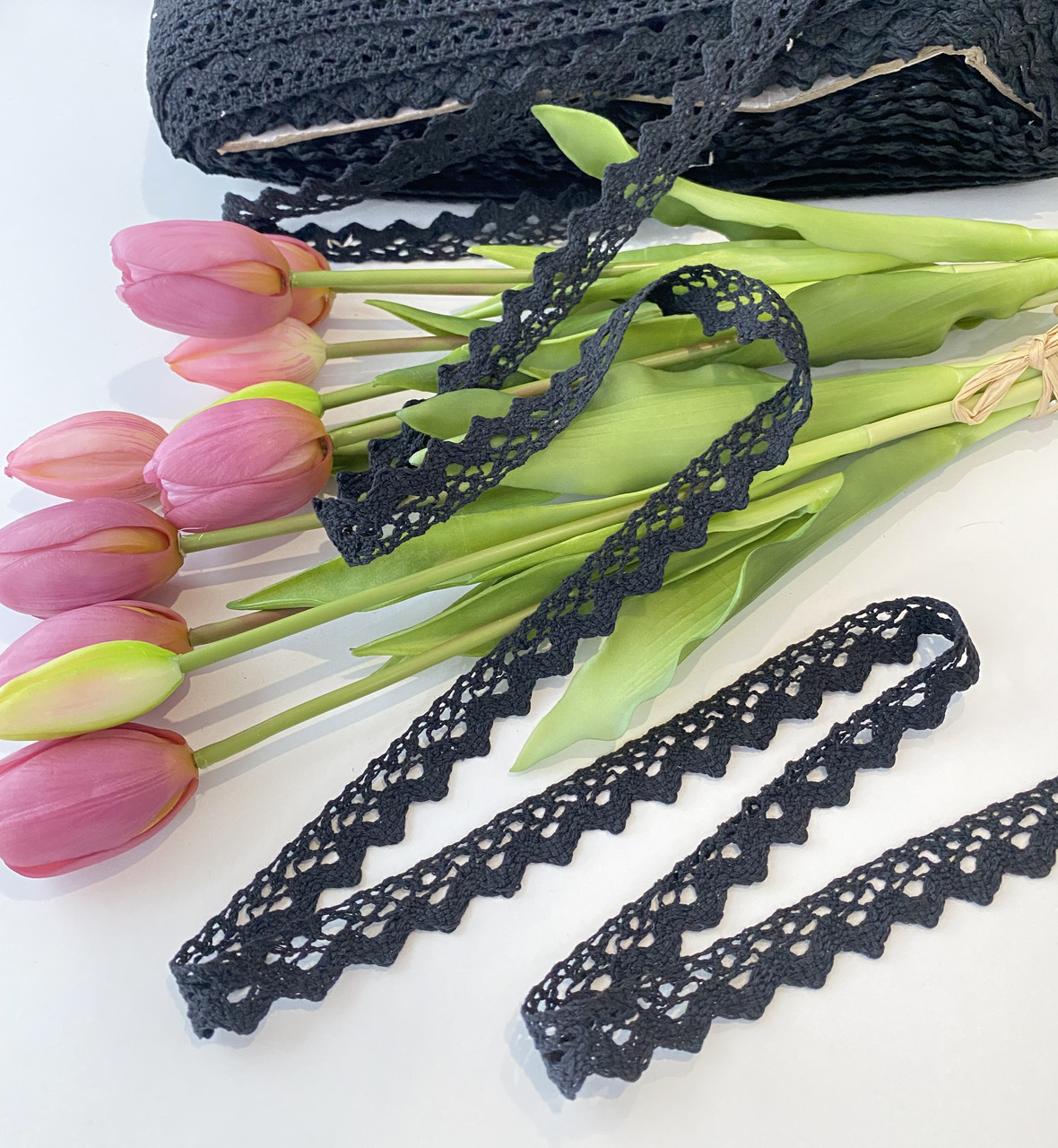 Чорне мереживо 2 см., фото 1