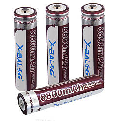 Акумулятор 18650 X-Balog 8800mAh 4,2V Li-ion/Акумуляторна батарейка для ліхтариків