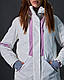 Жіноча гірськолижна куртка WHSRoma біла, фото 9