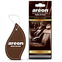 Ароматизатор AREON сухой листик Mon Leather Interior (МА42)