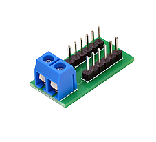 Плата адаптера DuPont (клема 2P на штирьовий модуль 12P), спаяний, фото 3