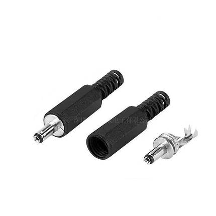 Штекер, роз'єм DC, вилка адаптера живлення, 3.5*1.3мм, фото 1