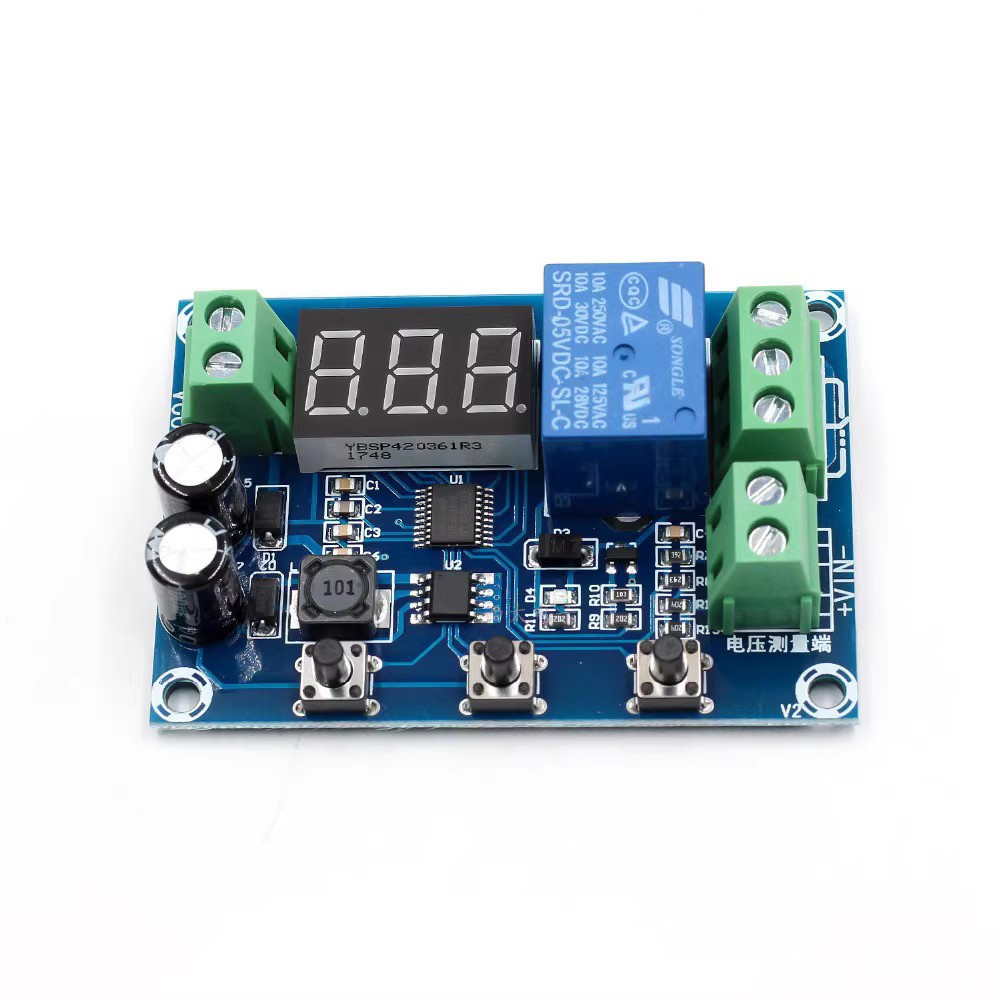 Модуль зарядки і розрядки акумулятора XH-M608, 6-40В, захист від зниженої і підвищеної напруги