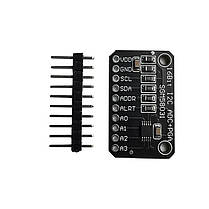 Модуль плати розробки SGM58031, 16-бітний високоточний високоточний 4-канальний аналого-цифровий АЦП, фото 3