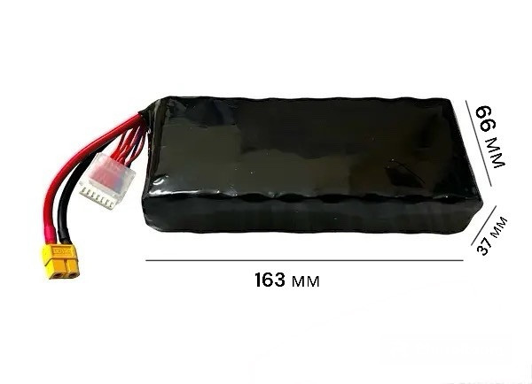 Високотоковий акумулятор 6S3P 7500 90A  для FPV дронів 18650