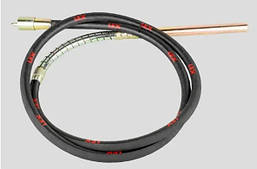 Гнучкий вал із шпилькою до вібратора глибинного LEX: 4м LX4