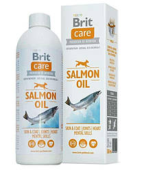Лососева олія Brit Care Salmon Oil (Бріт Кеа Олія лосося для шкіри та шерсті) 500 мл