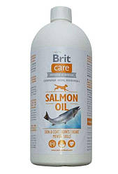 Лососева олія Brit Care Salmon Oil (Бріт Кеа Олія лосося для шкіри та шерсті) 1 л