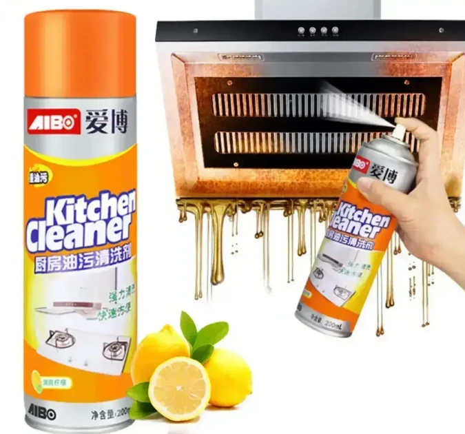 Універсальний очищувач кухонний знежирювач Kitchen Cleaner 500 мл Піна для чищення кухні від бруду та жиру