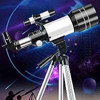 Телескоп на тринозі AZM 70300, астрономічний телескоп для спостереження за сонцем, зірками, місяцем