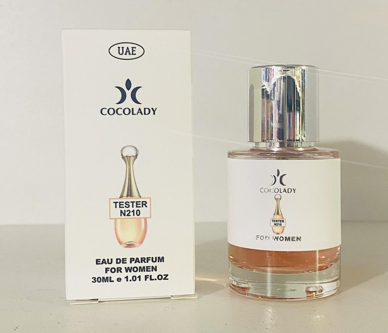Парфуми 30 мл жіночі Cocolady No 210 (аромат схожий на Christian Dior Jadore In Joy)