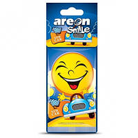 Ароматизатор AREON сухой листик Smile Dry New Car (ASD21)