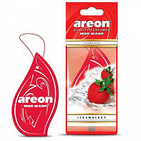 Ароматизатор AREON сухой листик Mon Strawberry - Клубника (MA40)