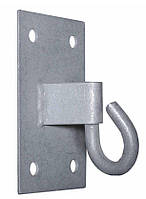 Гак крюк для сіп кабелю на стіну оцинкований прямокутний КМ1