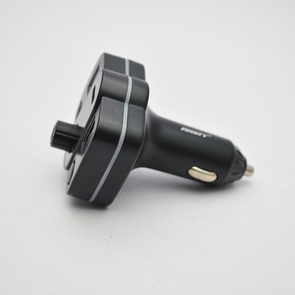FM модулятор ANSTY CAR-017 Bluetooth (2 USB / 1 Type-C PD) with LED display Black, фото 2