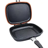 Сковорода гриль двостороння 32 см з антипригарним покриттям