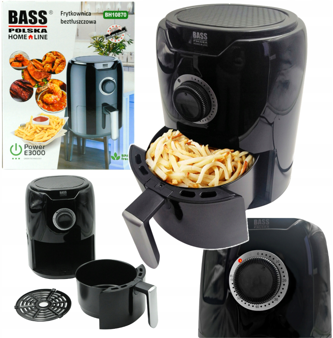 Аерофритюрниця 2,5 л Bass Polska BH 10870
