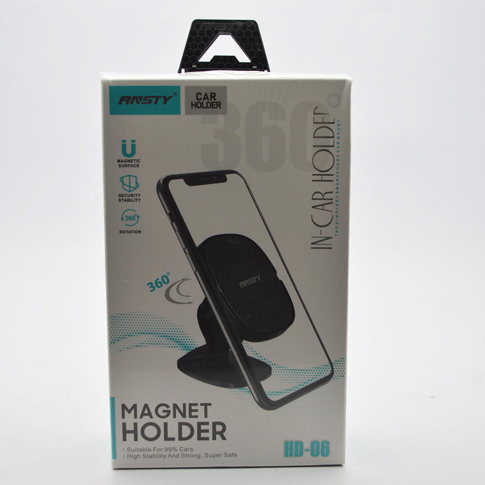 Автотримач ANSTY HD-06 Magnetic 360 Black