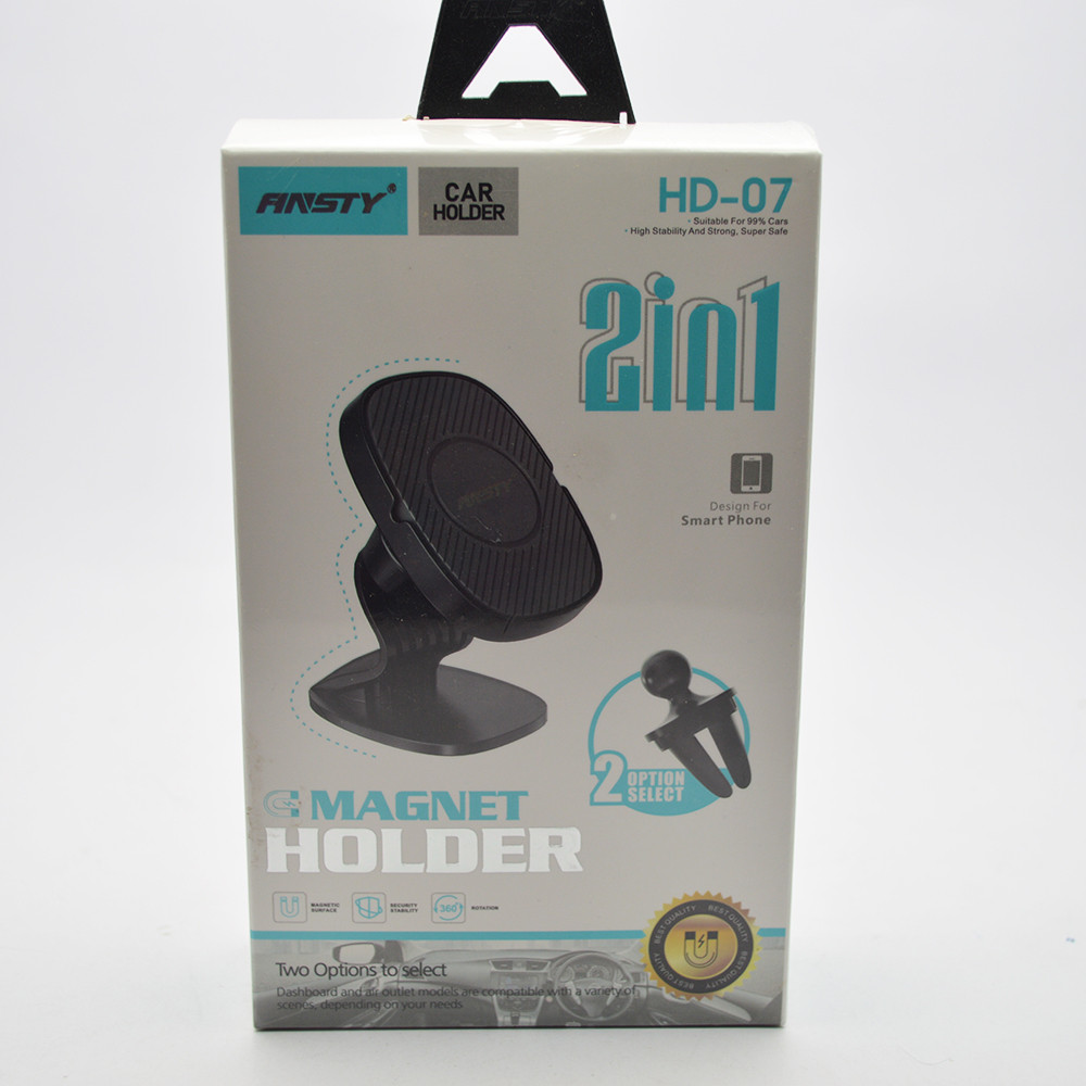 Автотримач ANSTY HD-07 Magnetic 360 Black