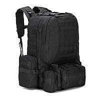 Тактический рюкзак SKALA 55л (черный, хаки) комплект черний